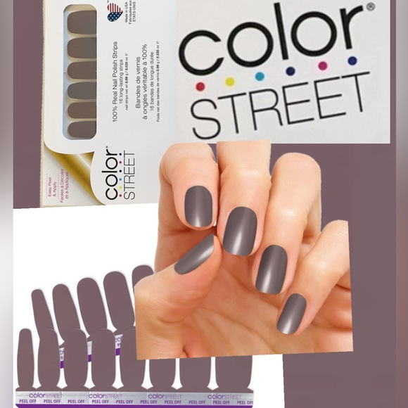 Color Street Other - Color Street | Berlin To Win | A Grey Taupe Cream Finish | Nail Strips NEW